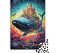 Art Animal Whale Puzzles for Adults 1000 Pieces Puzzle for Adults And Teenager Family Game 1000pcs (38x26cm)