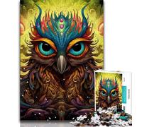 Art Animals Peacock Jigsaw Puzzles for Teenagers 1000 Piece,Educational Games Home Decoration Suitable for Desktop Decoration 75x50cm