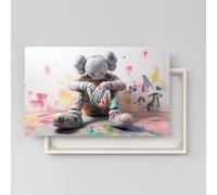 Art at Still, Wall Art, Pop Art Figure, 60 x 90 cm, Canvas Picture