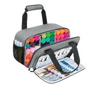 Art Bags - Craft Bag Organizer Tote | Art Storage with Multiple Pockets | Craft Organizer Bag | Bags for Supplies | Paint Holder Case Large Capacity for Painting Accessories High-Quality Polyester