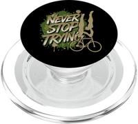 Art Bike Motif Never Stop Trying - Nicht aufgeben PopSockets PopGrip for MagSafe