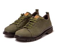 Art Birmingham 1897 Mens Kaki Green Elastic Lace Up Trainers Shoes Size UK 8-12