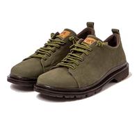 Art Birmingham 1897 Mens Kaki Green Elastic Lace Up Trainers Shoes Size UK 8-12