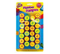 ART BOX 1074 26 Number Stampers, Mixed