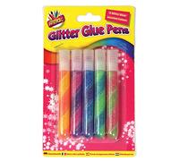 Art Box 5 Swirl Glitter Glue Pens, Various, 190mm by 115mm by 13mm