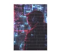 Art Brick Puzzle 4x5.5in Building Block 3D Jigsaw with UV Hacker Era Printed Design