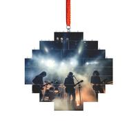 Art Brick Puzzle Lozenge Shaped 3D Jigsaw DIY Building Block Ornament Home Decor Black Smoke Music Print