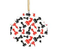 Art Brick Puzzle Lozenge Shaped 3D Jigsaw DIY Building Block Ornament Home Decor Chess Pattern Print