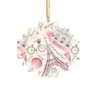 Art Brick Puzzle Lozenge Shaped 3D Jigsaw DIY Building Block Ornament Home Decor Dog and Paris Towe Print