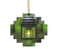 Art Brick Puzzle Lozenge Shaped 3D Jigsaw DIY Building Block Ornament Home Decor Firefly and Lantern Print