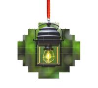 Art Brick Puzzle Lozenge Shaped 3D Jigsaw DIY Building Block Ornament Home Decor Firefly and Lantern Print