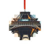 Art Brick Puzzle Lozenge Shaped 3D Jigsaw DIY Building Block Ornament Home Decor Paris Eiffel Tower Picture Print