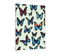 Art Brick Puzzle Set DIY Building Blocks 3D Jigsaw Butterfly and Cello Printed Design Desk Decor 141 Pcs