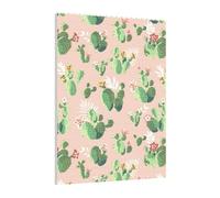 Art Brick Puzzle Set DIY Building Blocks 3D Jigsaw Cactus Pattern Printed Design Desk Decor 141 Pcs