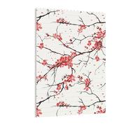 Art Brick Puzzle Set DIY Building Blocks 3D Jigsaw Delicate Cherry Blossoms Printed Design Desk Decor 141 Pcs