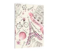 Art Brick Puzzle Set DIY Building Blocks 3D Jigsaw Dog and Paris Towe Printed Design Desk Decor 141 Pcs