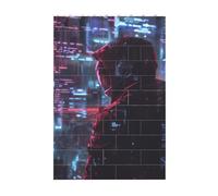 Art Brick Puzzle Set DIY Building Blocks 3D Jigsaw Hacker Era Printed Design Desk Decor 37 Pcs