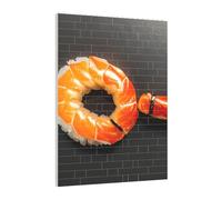Art Brick Puzzle Set DIY Building Blocks 3D Jigsaw Japanese Sushi Shrimp Printed Design Desk Decor 141 Pcs