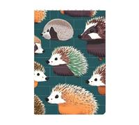 Art Brick Puzzle Set DIY Building Blocks 3D Jigsaw Many Hedgehogs Printed Design Desk Decor 37 Pcs