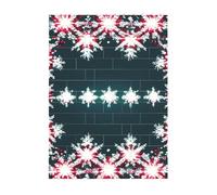 Art Brick Puzzle Set DIY Building Blocks 3D Jigsaw Merry Christmas Printed Design Desk Decor 4x5.5 in