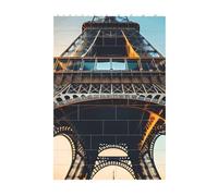 Art Brick Puzzle Set DIY Building Blocks 3D Jigsaw Paris Eiffel Tower Picture Printed Design Desk Decor 37 Pcs