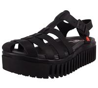 ART Brighton Fisher Black leather Womens Closed Toe Sandals 11575-21010