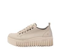 ART Brighton 1535 Cream Leather Womens lacing shoes 11535-11200 in a Plain Leather in Size 38