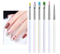 Art Brushes for Nails - Gel Nail Brush,Dotting Stamping Gel Polish Painting Tool for Art Home Salon Beginners Professional for Manicure