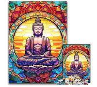 Art Buddha 1000-Piece Jigsaw Puzzle cardboard Jigsaw Puzzles for Adults for Teenagers & Teens, Ideal Birthday 26X38CM/10.23x14.96inch