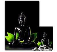 Art Buddha Jigsaw Puzzles 1000 Pieces for Adults Puzzles for Adults Ideal for Lover Perfect Christmas New Year Valentine's Gift 1000 PCS(38x26cm)