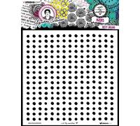 Art By Marlene Signature Collection 7.87"X7.87" Stencil-Nr. 208, Dotty Dreams