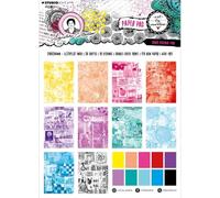 Art by Marlene Signature Collection Designer Paper Pad-Nr. 131, Mono Postage Fun
