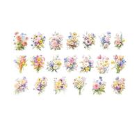 Art Card Making Scrapbook Sticker Decorative Scrapbooking Stickers Decorations Planner for Album Journal Floral for Scrapbooking Supplies