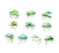 Art Card Making Scrapbook Sticker Decorative Scrapbooking Stickers Decorations Planner for Album Journal Decorative for Scrapbooking