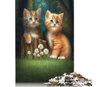 Art Cat Puzzles for Adults 1000 Pieces Puzzles for Adults & Teenager Age 12 Years Up Christmas Eve Gifts 1000pcs (38x26cm)