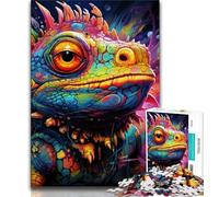 Art Chameleon 1000 Piece Jigsaw Puzzles for Teenagers Gifts,Help The Brain Exercise Addictive Toys to Cultivate Patience Suitable for Couples (50x75cm)