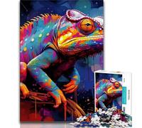Art Chameleon Jigsaw Puzzles for Teenagers 1000 Jigsaws,Challenging To Complete But Fun And Humorous Birthday Present,Gifts,Wall Art (50x75cm)