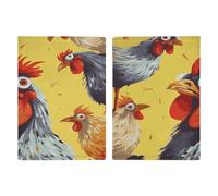 Art Chicken Painting Passport Card Holder Travel Passport Covers Case Pu Passport Book Cover Passport Wallet Cover Case Passport Protective Cover Unisex Passport Protector, style, 20.3x13.8cm