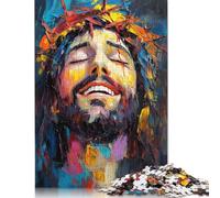 Art Christian Jesus 500 Pieces Puzzles for Adults & Teenager Teenager Man Woman Gift 500pcs (52x38cm)