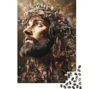 Art Christian Jesus Puzzle Family Fun 100% Recycled Cardboard Jigsaw Puzzle for Kids And Adults Age 12 Years Up 1000pcs (38x26cm)
