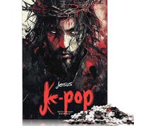 Art Christian Jesus Puzzle for Teenagers 1000 Pieces Puzzle Brain Teaser Puzzles For Adults 1000pcs (75x50cm)
