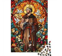 Art Christian Jesus Puzzle Fun Activity for at Home Premium Cardboard Jigsaw Puzzle for Adults 1000pcs (38x26cm)