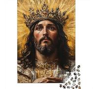 Art Christian Jesus Puzzle Stress Reliever 100% Recycled Cardboard Jigsaw Puzzle for Adult Children Unique 1000pcs (38x26cm)
