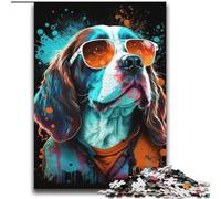 Art Colourful Dogs Adult Jigsaws 2000 Pieces Difficult, Toys Educational Games Stress Relieving Unique Birthday And Gifts (70x100cm)