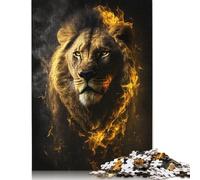 Art Colourful Lions 500 Piece Jigsaw Puzzle for Adults & Age 18 Years Up - Family Activity Jigsaw Puzzles Educational Games Difficult And Challenge 500pcs (52x38cm)