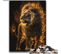 Art Colourful Lions Jigsaw Puzzles for Teenagers, Challenging Game And Family Play Birthday Present, Gifts, Wall Art (70x100cm)