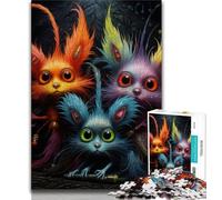 Art Cute Squirrel 1000 Pieces Jigsaw Puzzles For Teens And Adults,Stress Reliever Difficult Challenge Suitable for Desktop Decoration 50x75cm