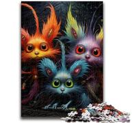Art Cute Squirrel Adult Jigsaws 1000 Pieces Difficult,Pattern Assembly Fun at Home Activities,Birthday Present,Travel Gifts (50x75cm)