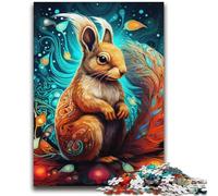 Art Cute Squirrel Jigsaw Puzzles for Teenagers 2000 Jigsaws,Family Game Stress Reliever Difficult Challenge Gifts for Friends And Family (70X100cm)
