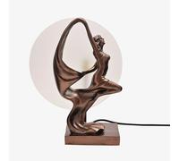 Art Deco Bronze Finish Dancer Figurine Lamp L2939